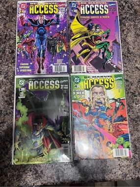 DC Bright Purple & Green Comic Cover - Single Issue
